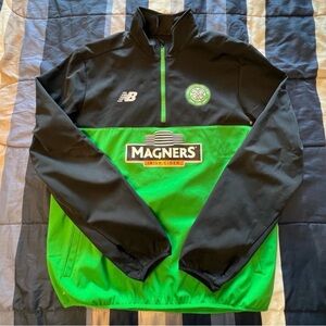 Celtic FC New Balance Windbreaker XL - Green Black
